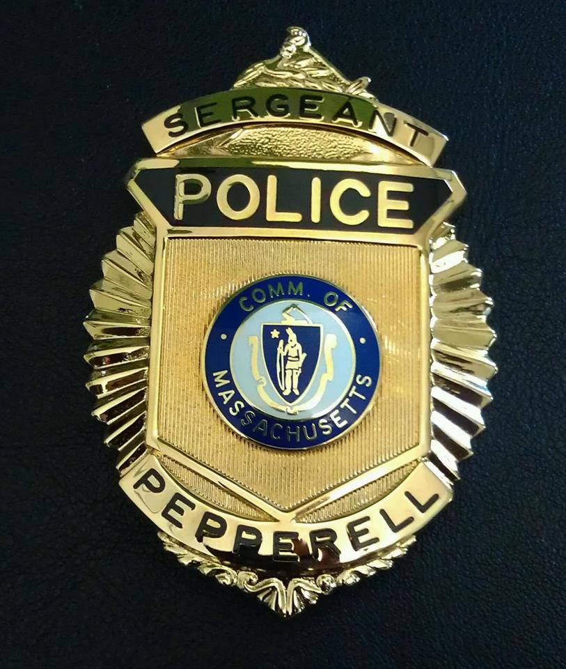 The Pepperell Police Badge
